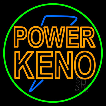Power Keno 1 Neon Sign