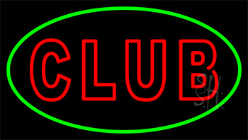 Block Club Neon Sign