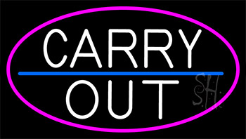 Carry Out Neon Sign
