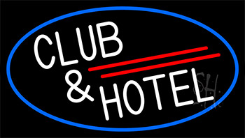 Club And Hotel Bar Neon Sign