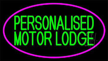 Custom Personalized Motor Lodge Neon Sign