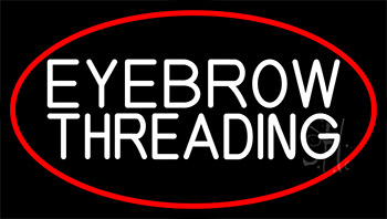 Eyebrow Threading Neon Sign