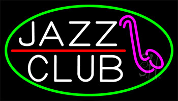 Jazz Club With Saxophone Neon Sign