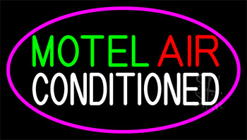 Motel Air Conditioned Neon Sign