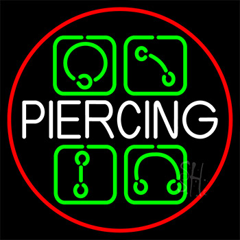 Piercing Neon Sign