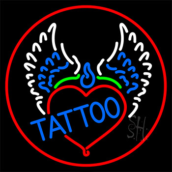 Piercing Tattoo Addiction Logo Neon Sign