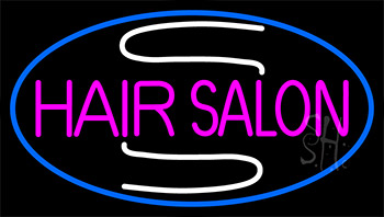 Pink Hair Salon Neon Sign