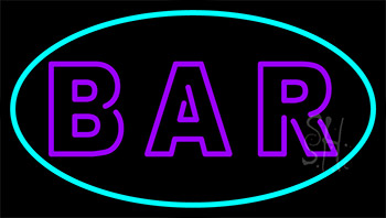Purple Bar Neon Sign