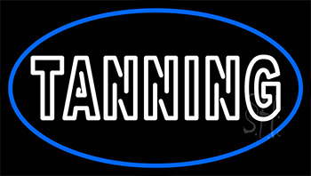 Tanning Double Stroke Neon Sign