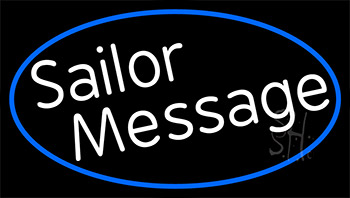Custom White Sailor Neon Sign