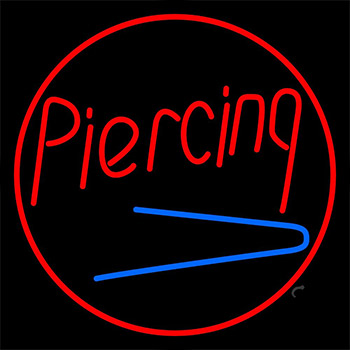Piercing Neon Sign