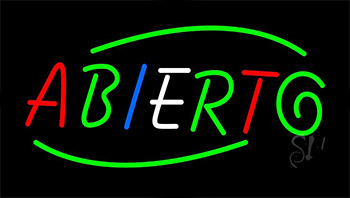 Abierto Neon Sign