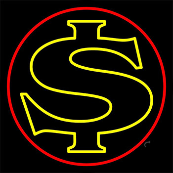 Dollar Neon Sign