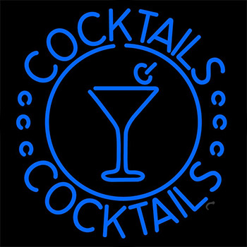 Cocktails 3 Neon Sign