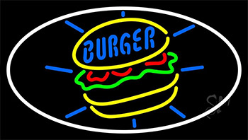 Burger Neon Sign