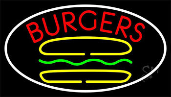 Burgers Neon Sign