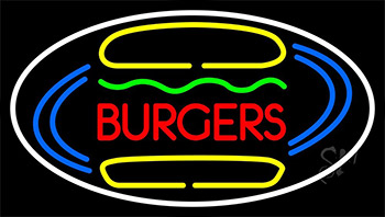 Burgers Neon Sign