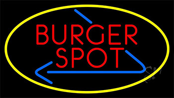 Burger Spot Neon Sign