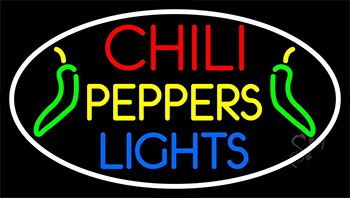 Chili Pepper Lights Neon Sign