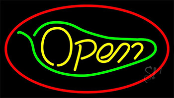 Chili With Neon Sign