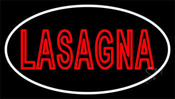 Double Stroke Lasagna Neon Sign