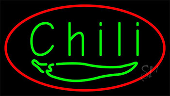 Green Chili Neon Sign