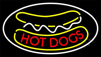 Red Hot Dogs Neon Sign