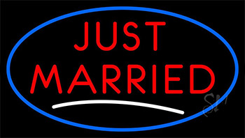 Just Married Neon Sign