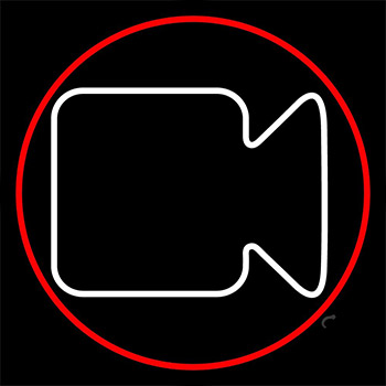 Video Camera 1 Neon Sign