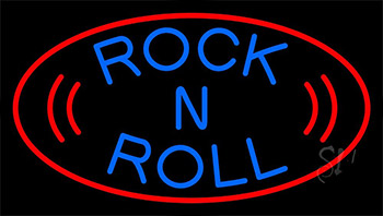 Blue Rock Disc 2 Neon Sign