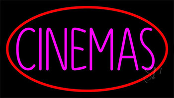 Pink Cinemas Neon Sign