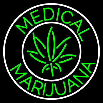 Medical Cross Marijuana Neon Sign