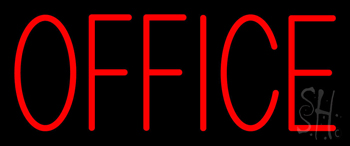 Red Office Neon Sign