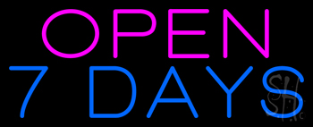 Open 7 Days Neon Sign