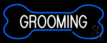 Bone Grooming Neon Sign