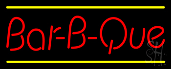 Bar B Que Neon Sign