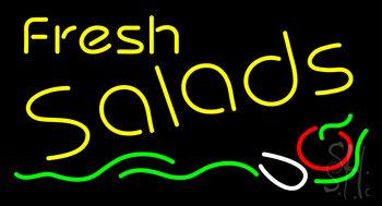 Fresh Salads Neon Sign