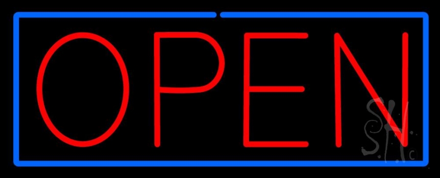 Open Neon Sign