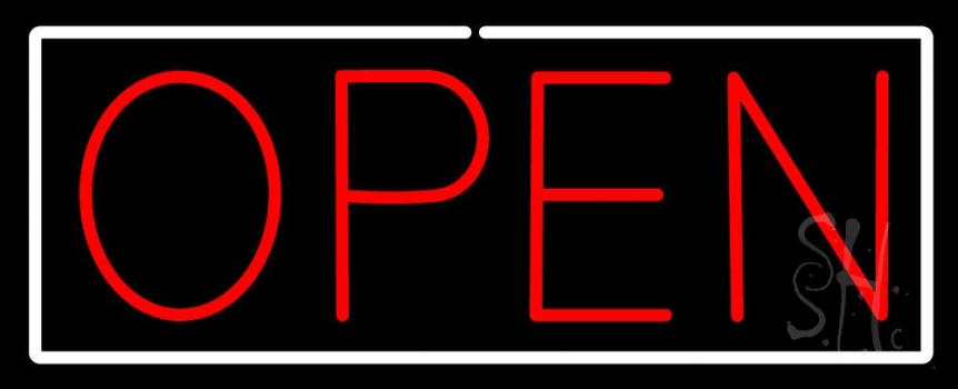 Open Neon Sign