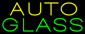 Auto Glass Block Neon Sign