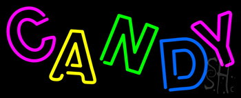 Colorfull Candy Neon Sign