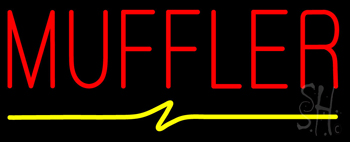 Muffler Block Neon Sign