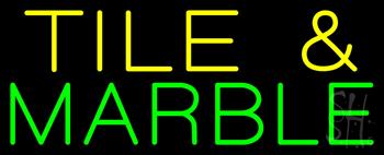 Tile And Marble Neon Sign