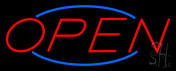 Open Neon Sign