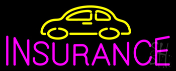 Car Logo Auto Insurance Logo Neon Sign