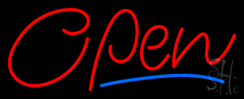 Open Neon Sign