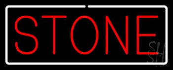 Stone Neon Sign