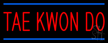 Tae Kwon Do Neon Sign
