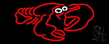Lobster Logo Neon Sign