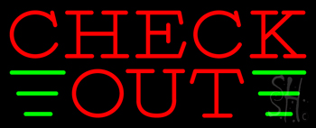 Check Out Neon Sign